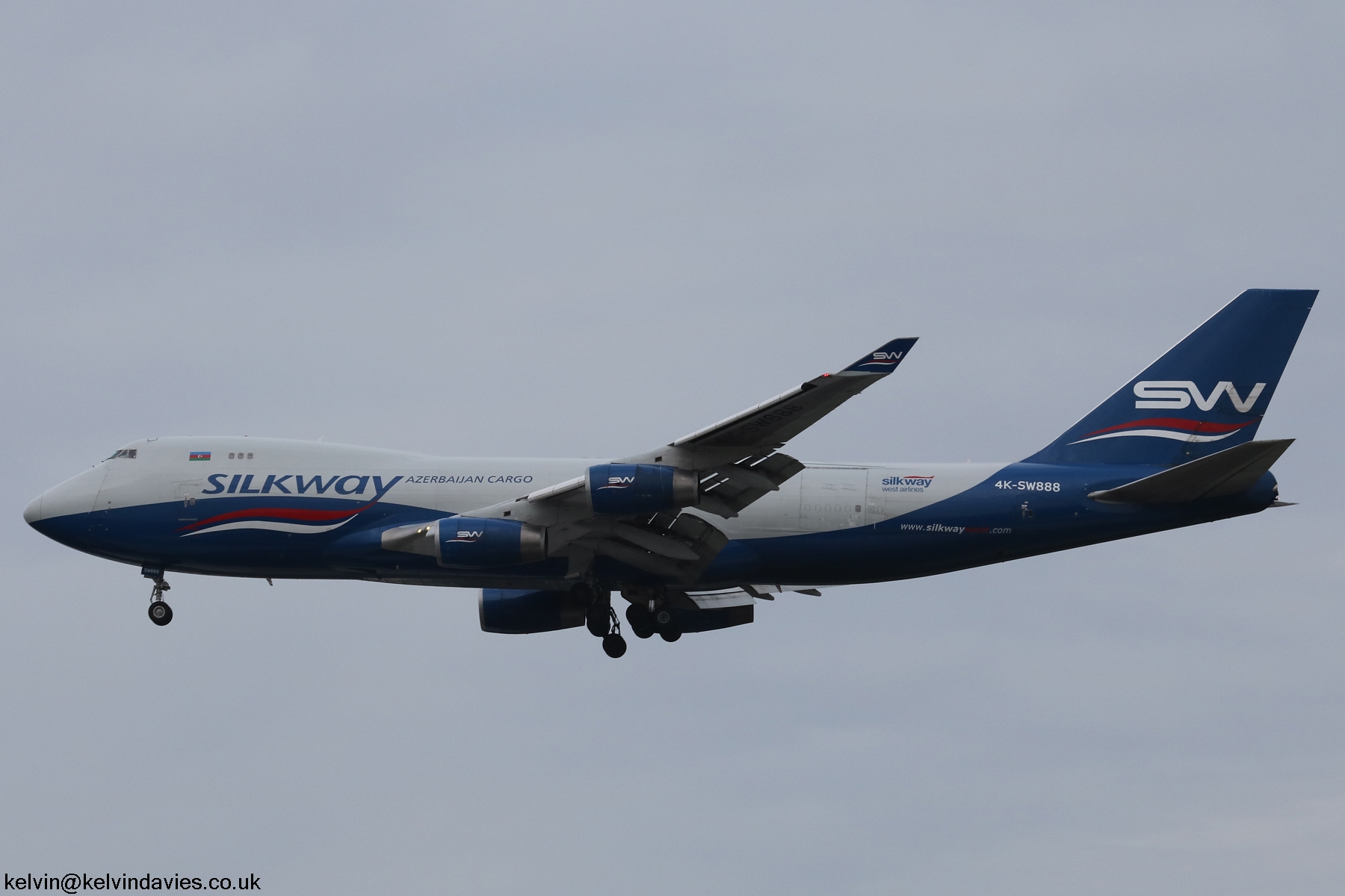Silk Way West Airlines 747F 4K-SW888