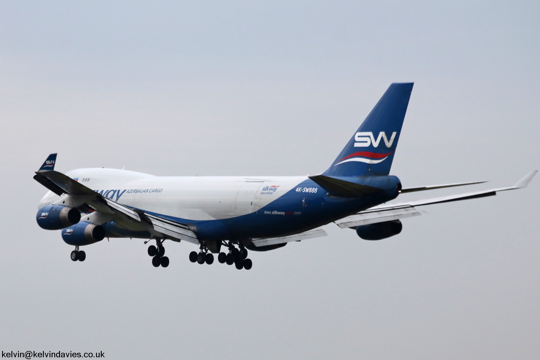 Silk Way West Airlines 747F 4K-SW888