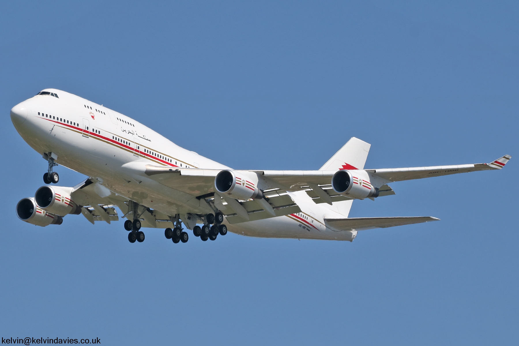 Bahrain Royal Flight 747 A9C-HMK