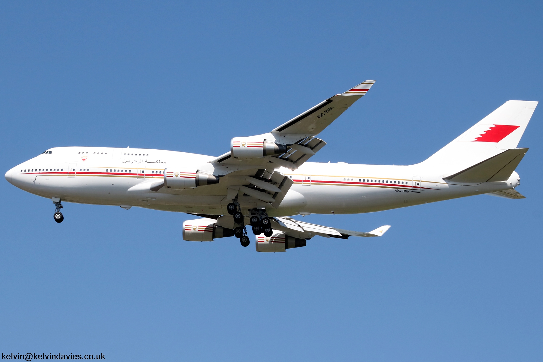 Bahrain Royal Flight 747 A9C-HMK