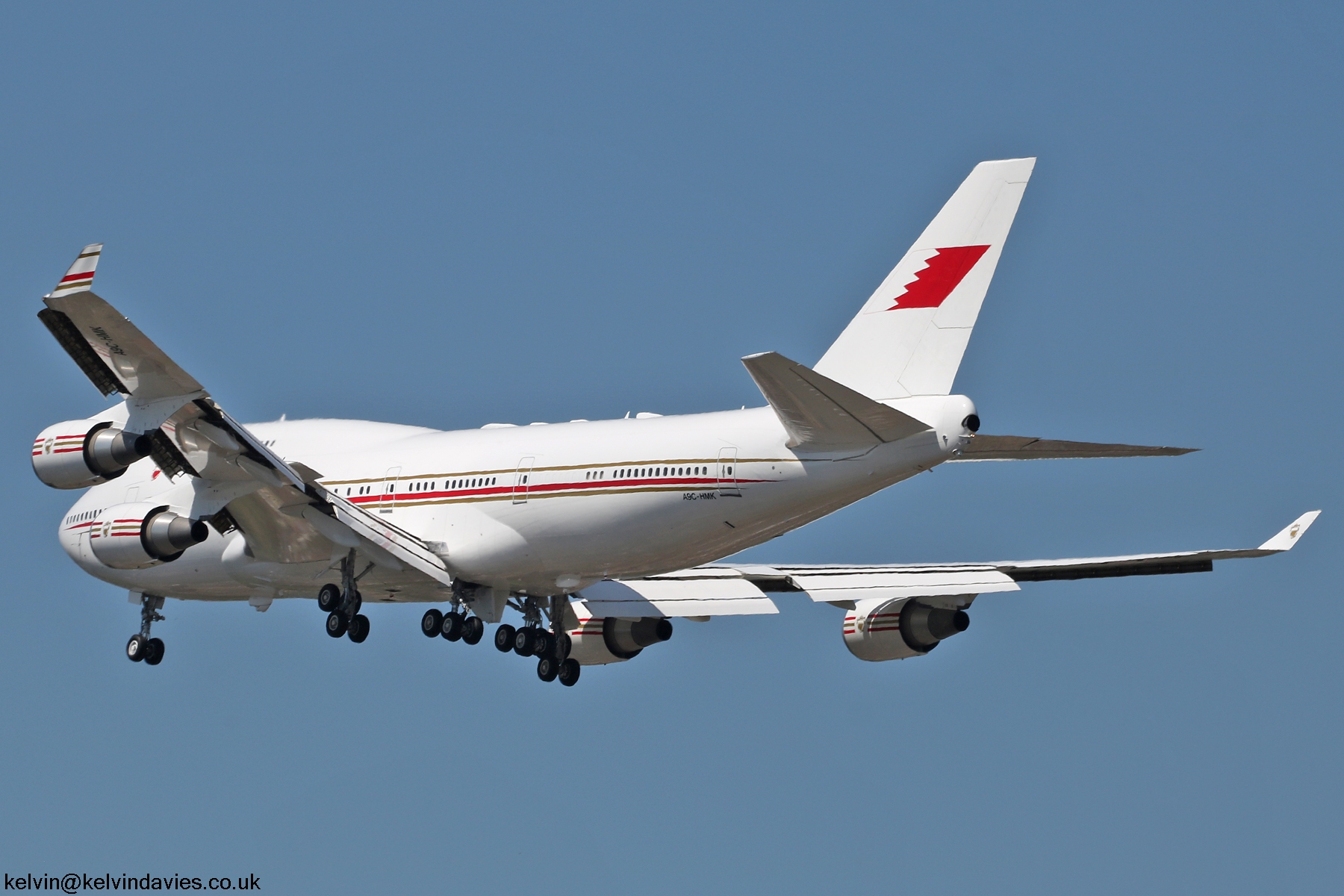 Bahrain Royal Flight 747 A9C-HMK
