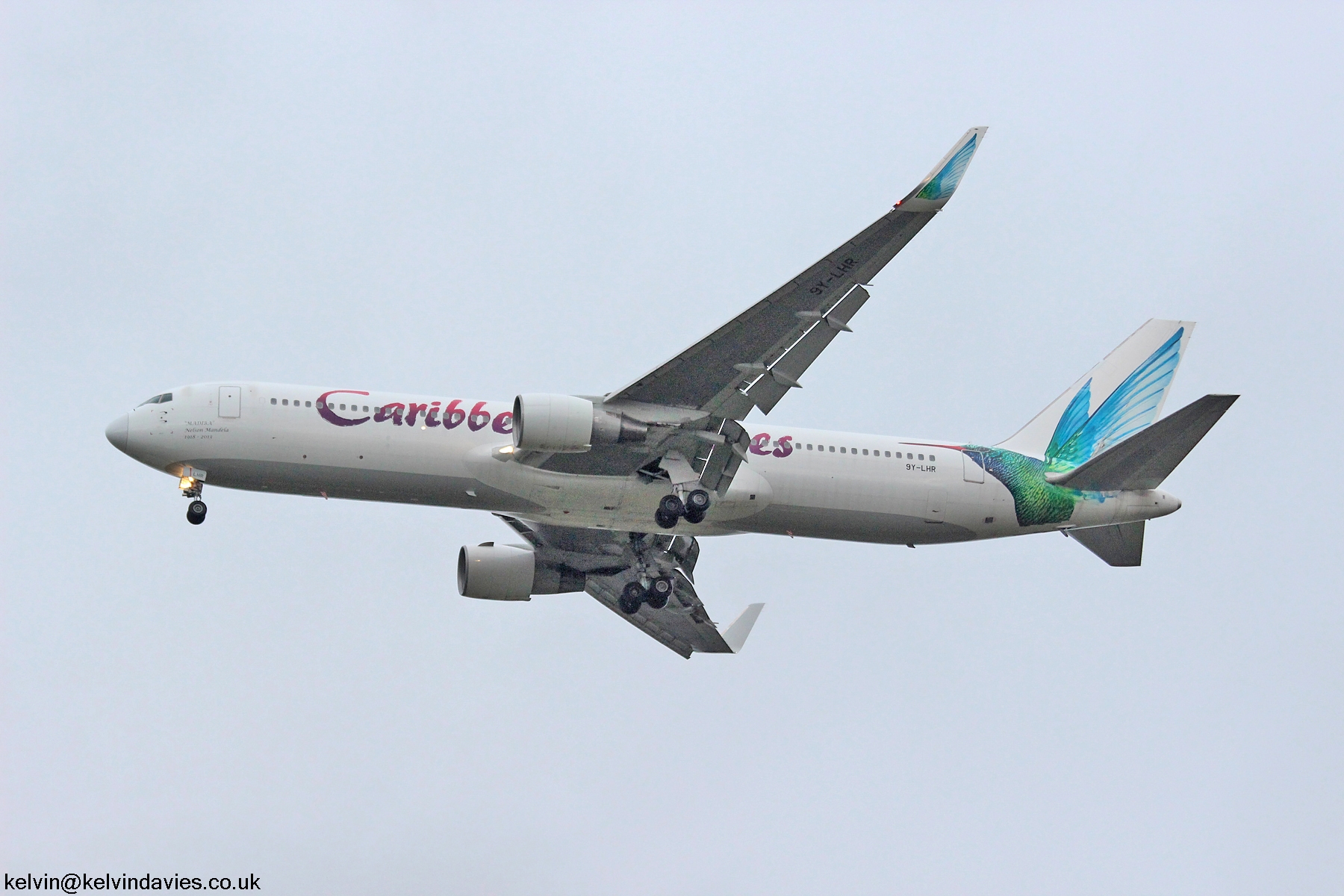 Caribbean Airlines 767 9Y-LHR