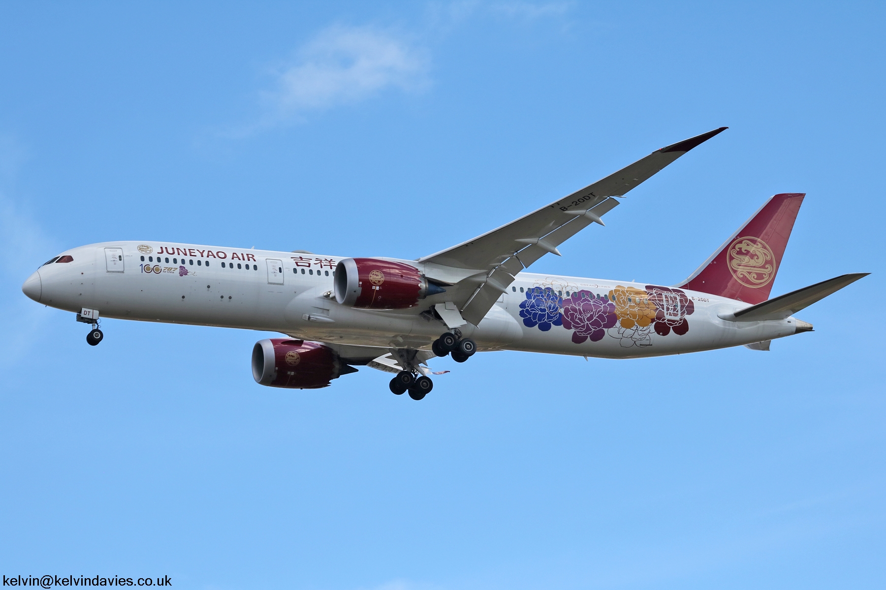 Juneyao Airlines 787 B-20DT