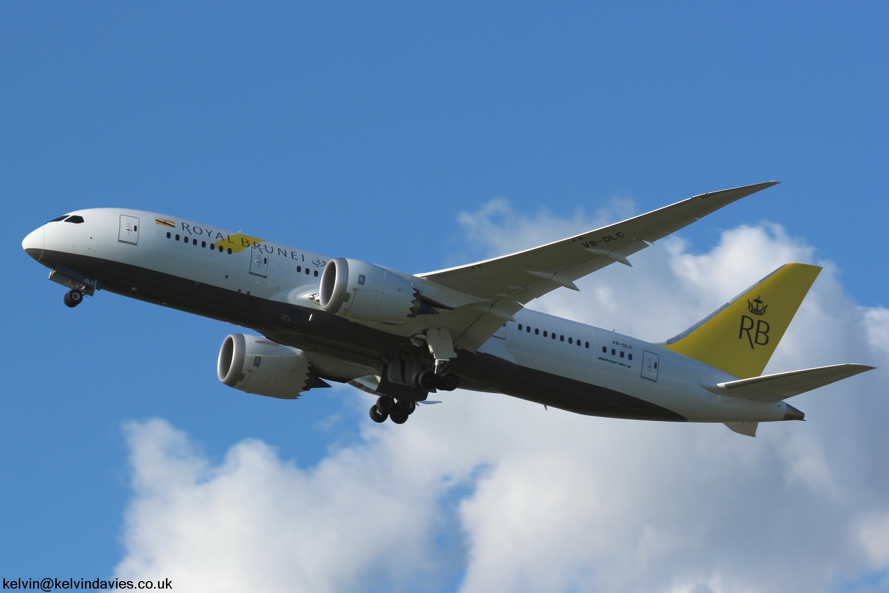 Royal Brunei Airlines B787 V8-DLC