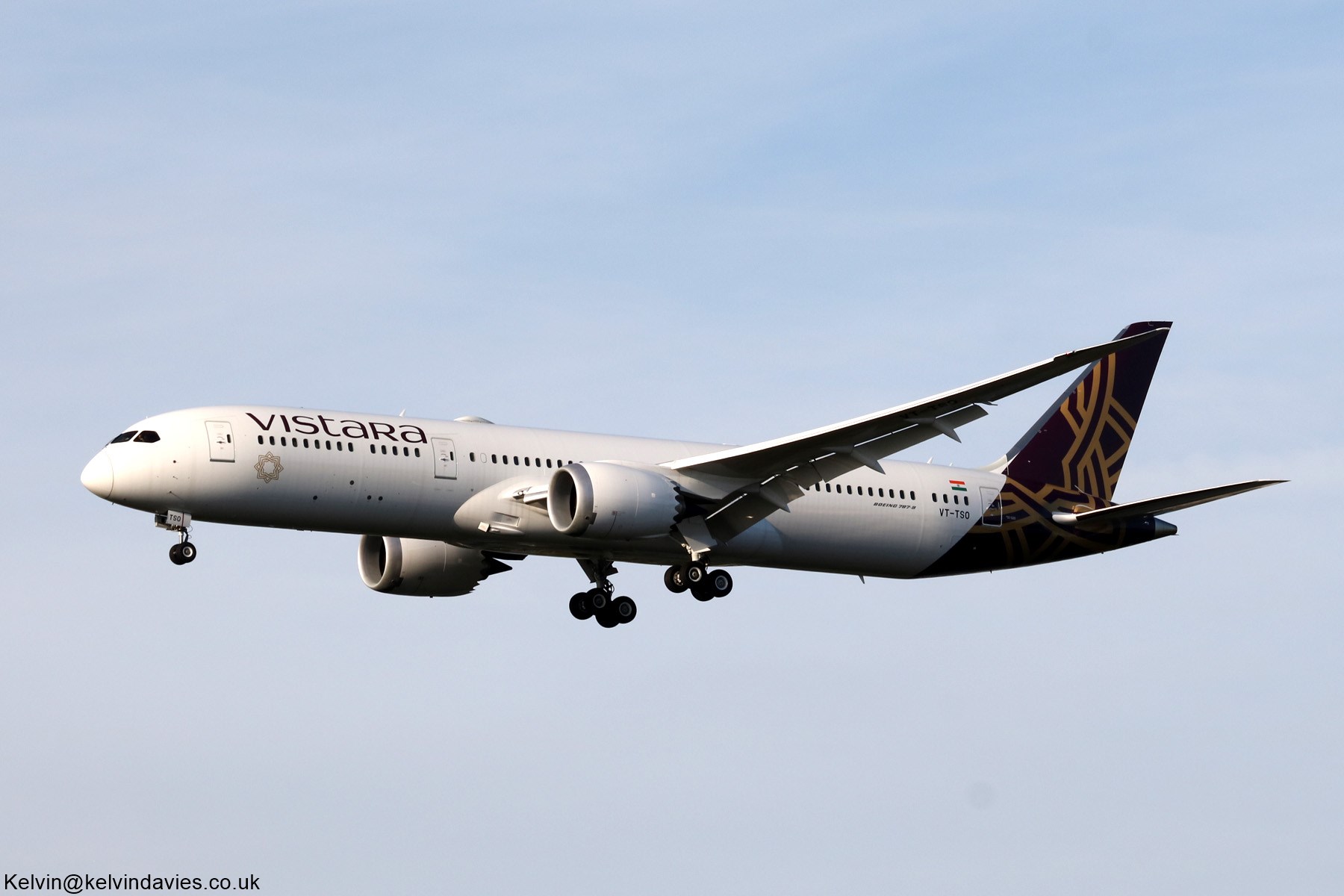 Vistara 787-9 VT-TSO