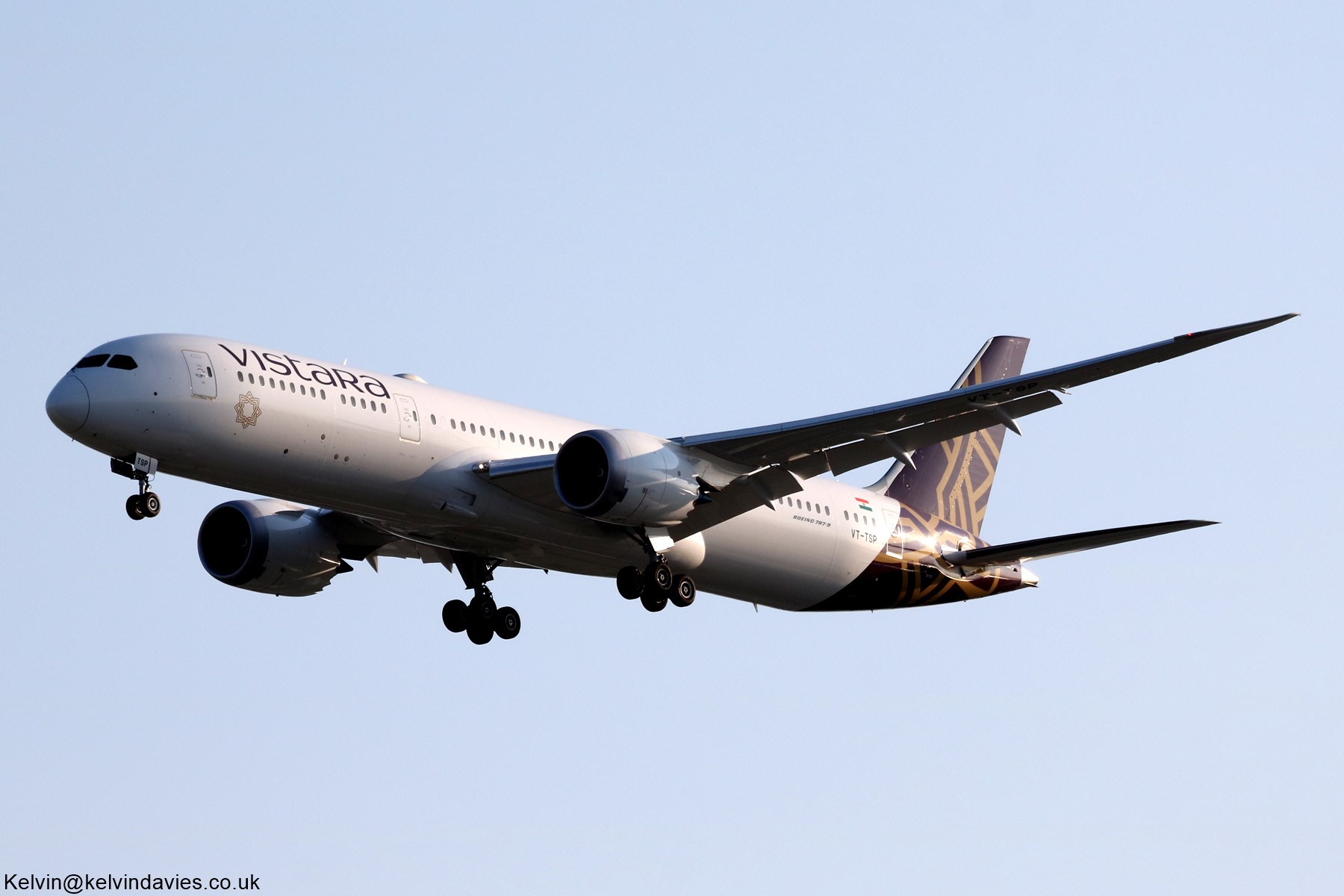Vistara 787 VT-TSP