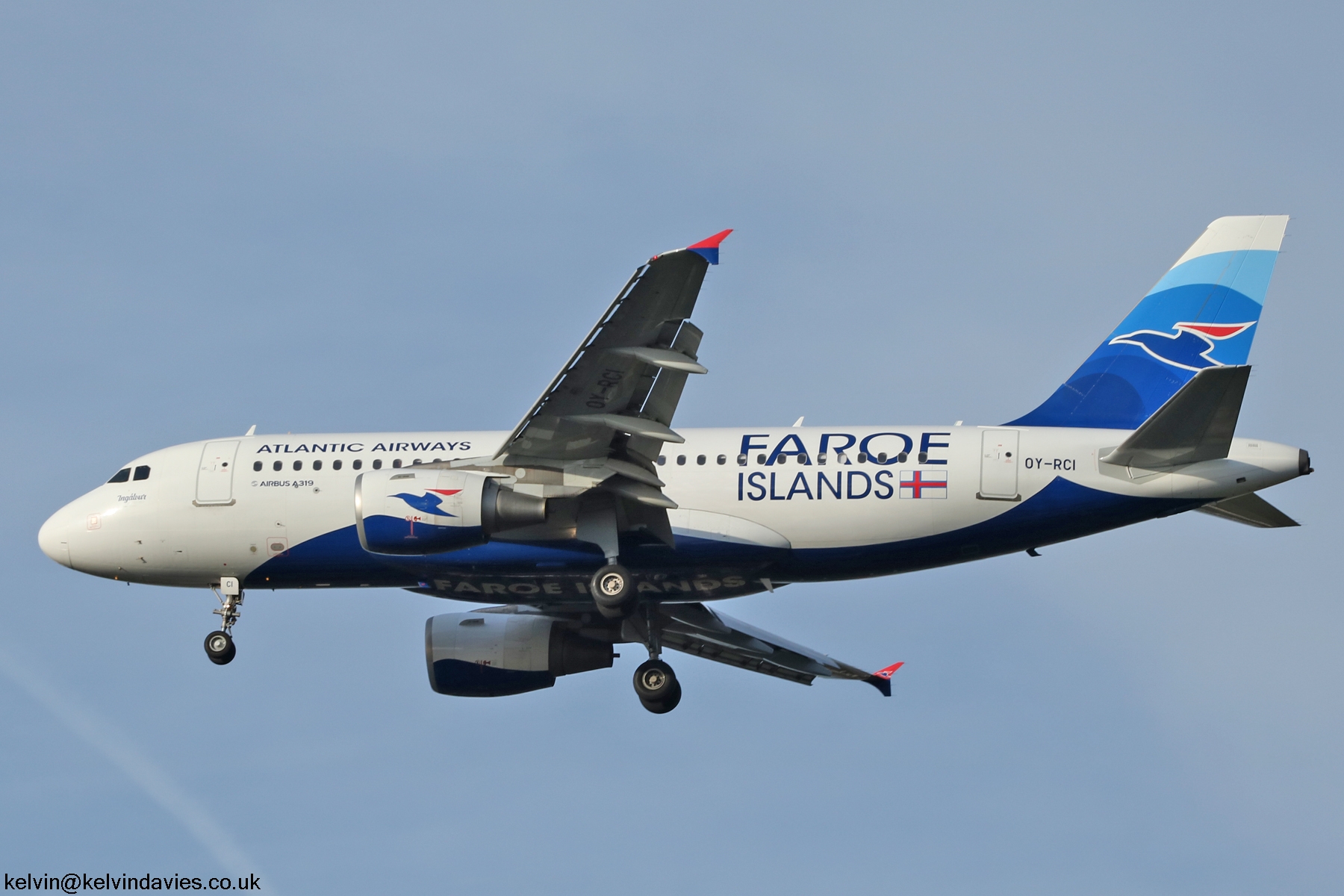 Atlantic Airways A319 OY-RCI