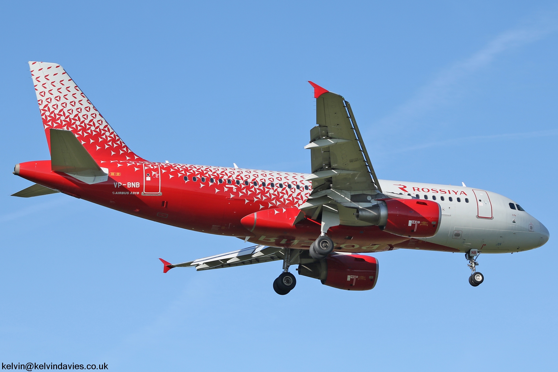 Rossiya Russian Airlines A319 VP-BNB