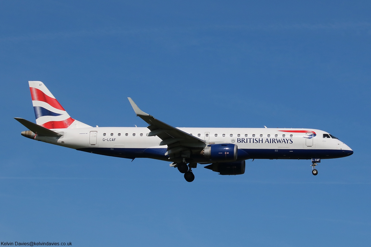 BA City Flyer Emb-190 G-LCAF
