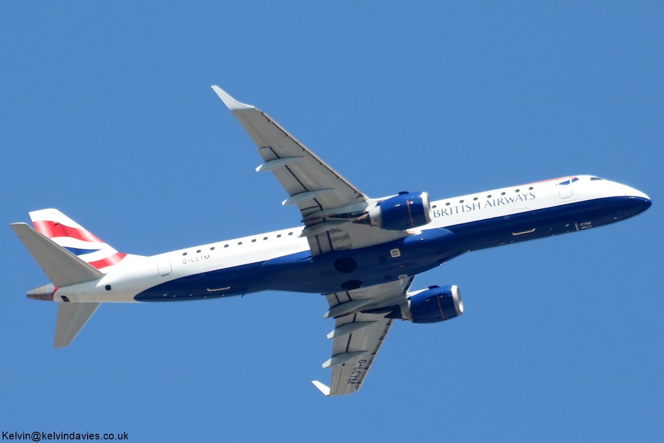BA CityFlyer EMB 190-SR G-LCYM