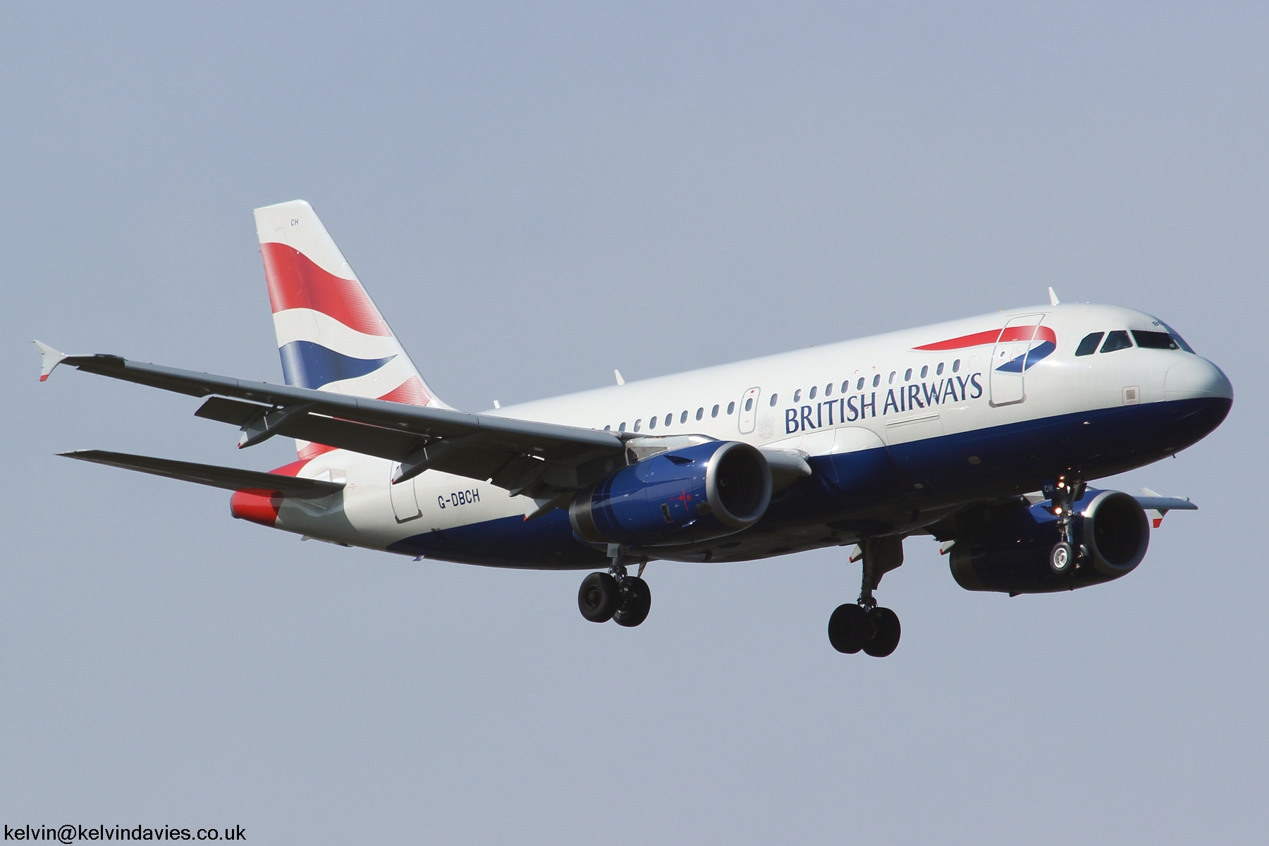 British Airways A319 G-DBCH