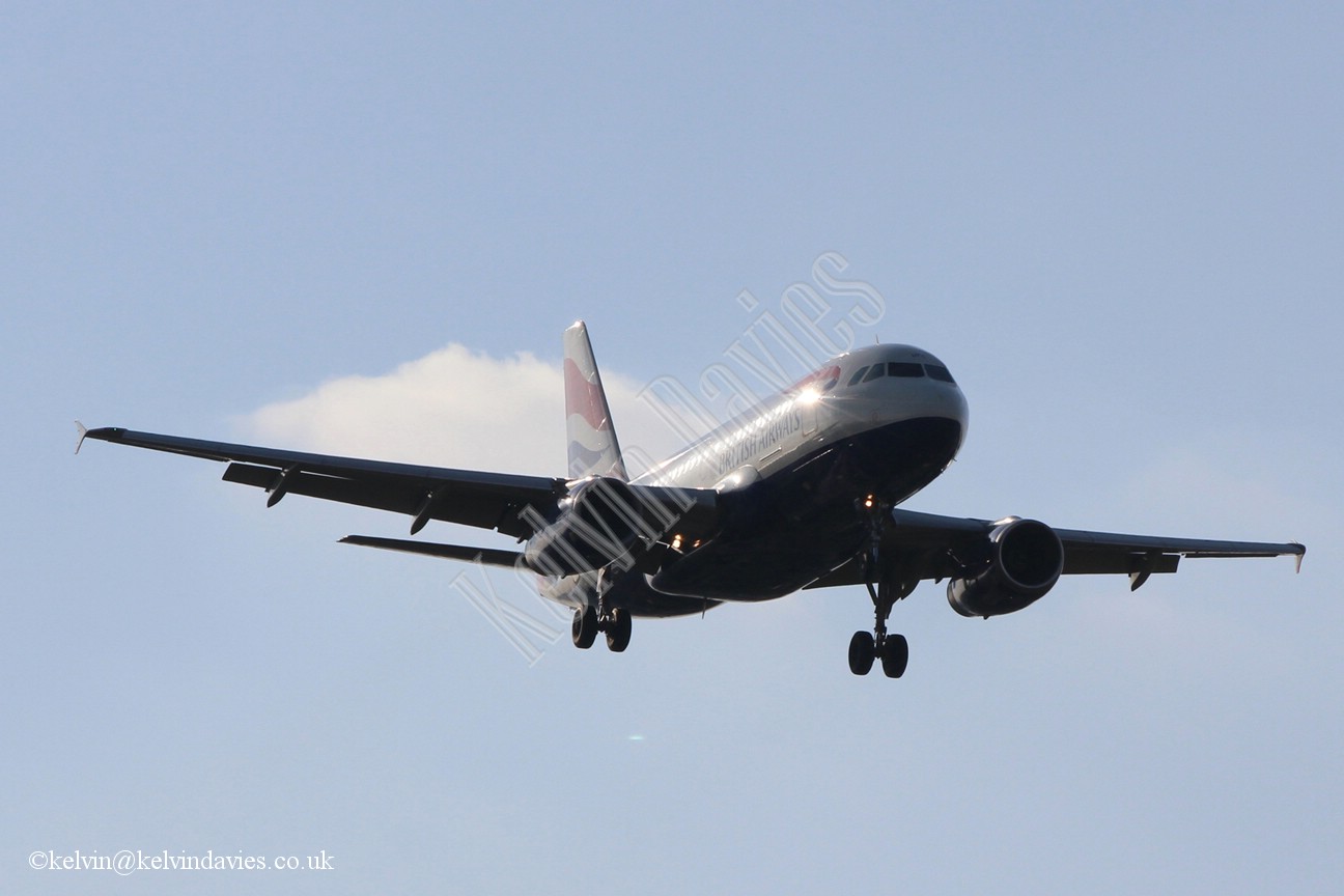 British Airways A319 G-EUPC