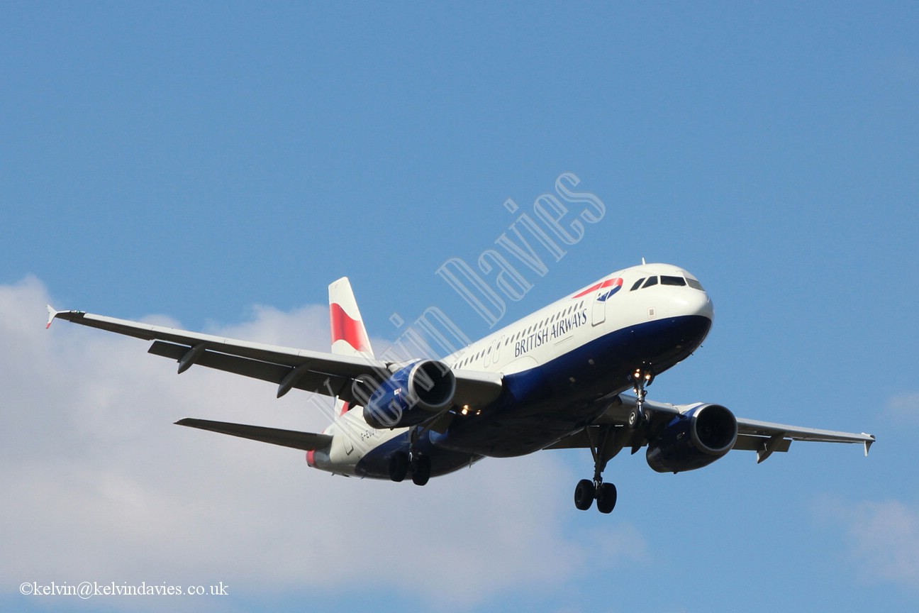 British Airways A320 G-EUUT
