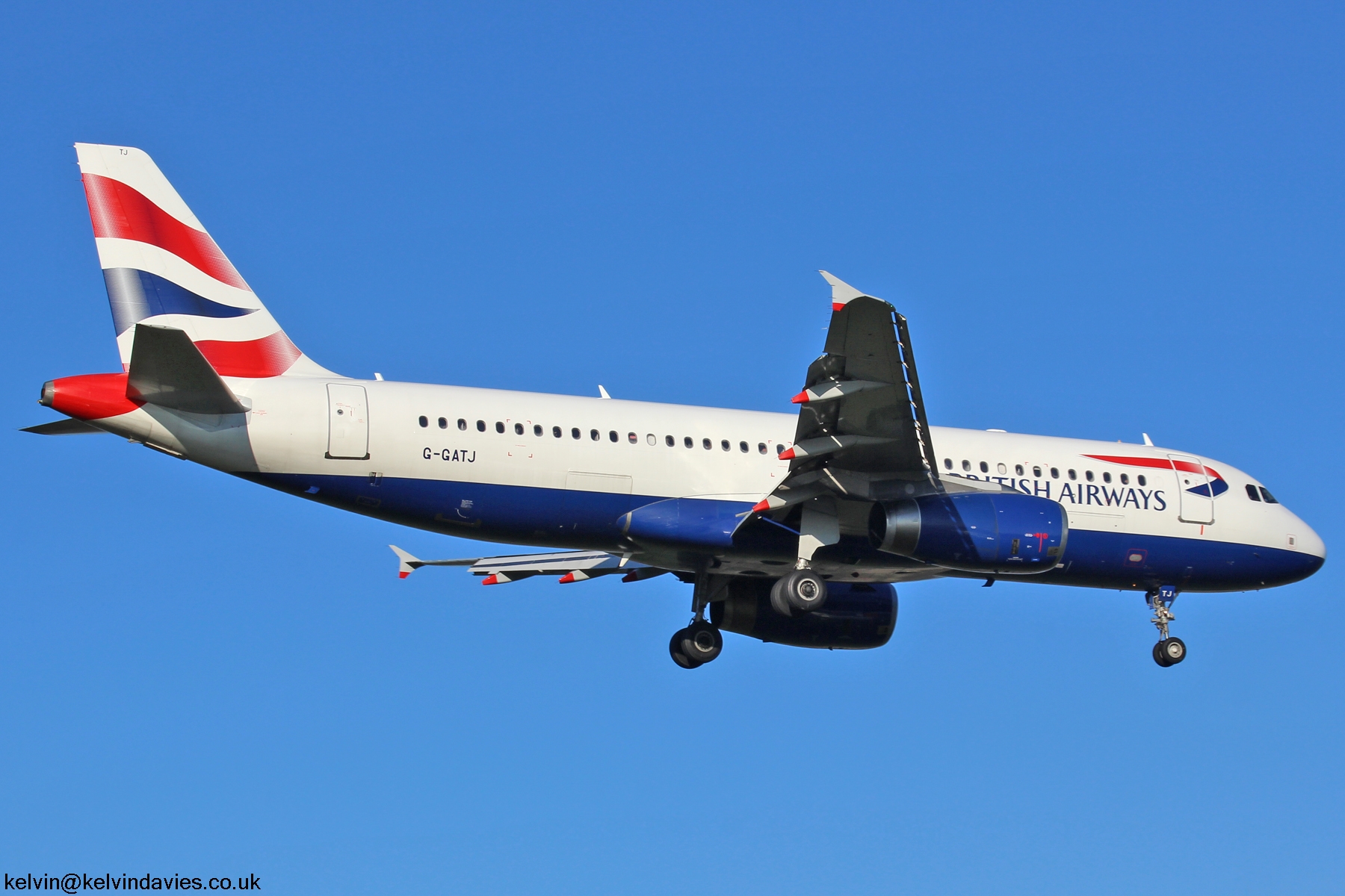 British Airways A320 G-GATJ