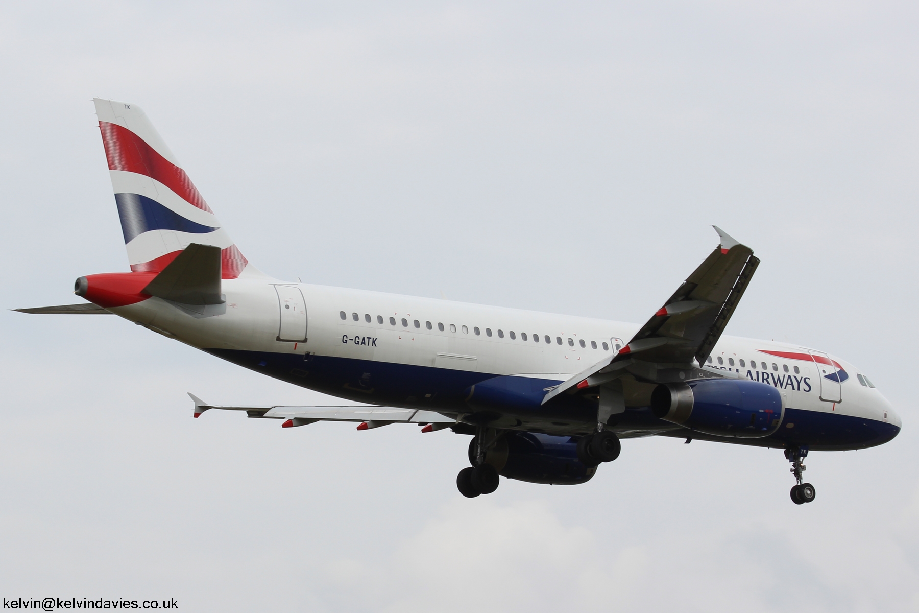 British Airways A320 G-GATK
