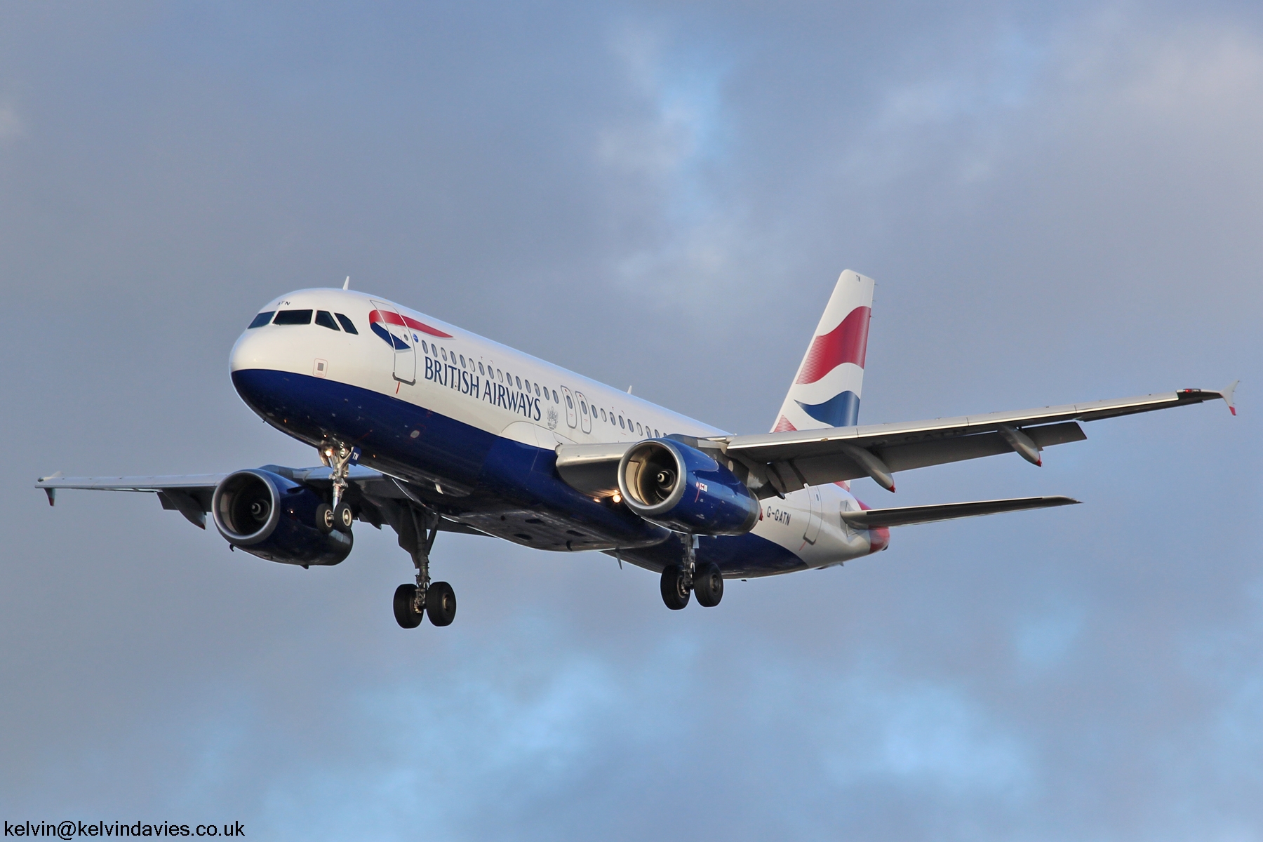 British Airways A320 G-GATN