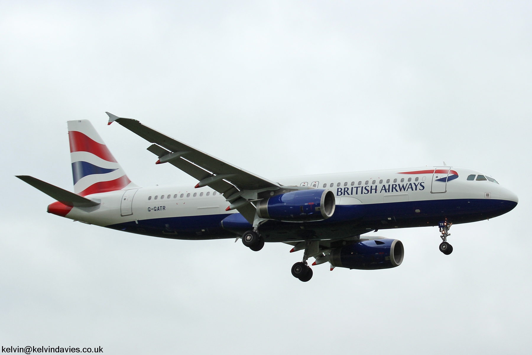 British Airways A320 G-GATR