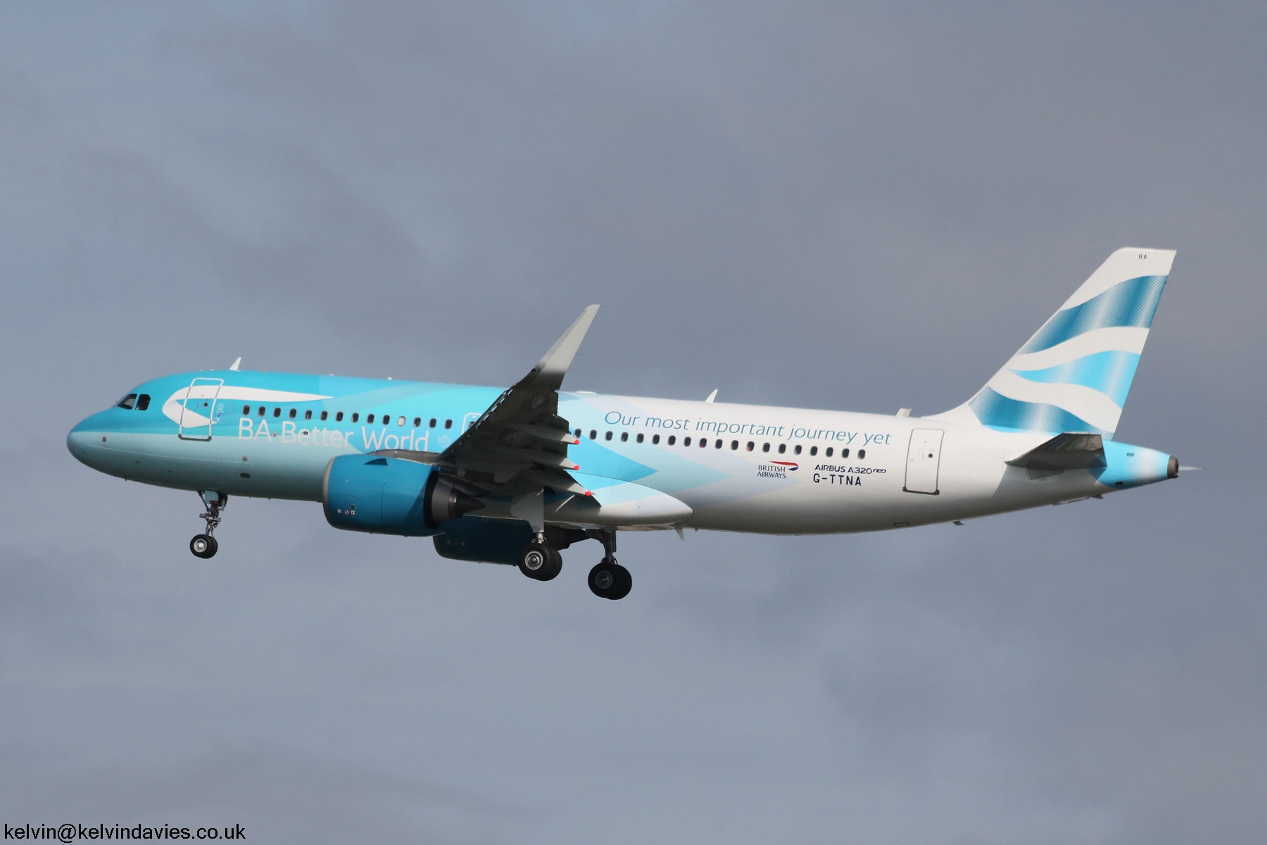 British Airways A320 NEO G-TTNA