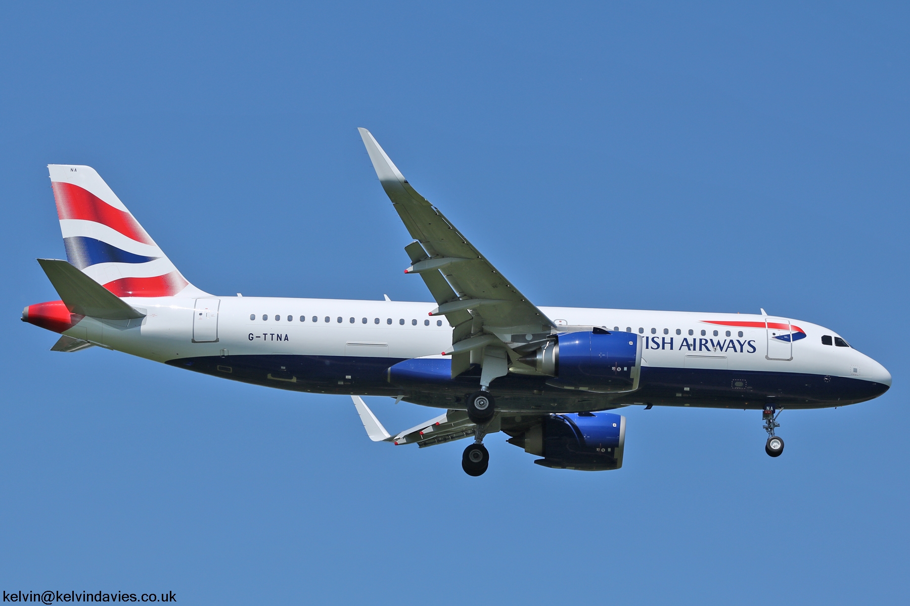 British Airways A320 G-TTNA