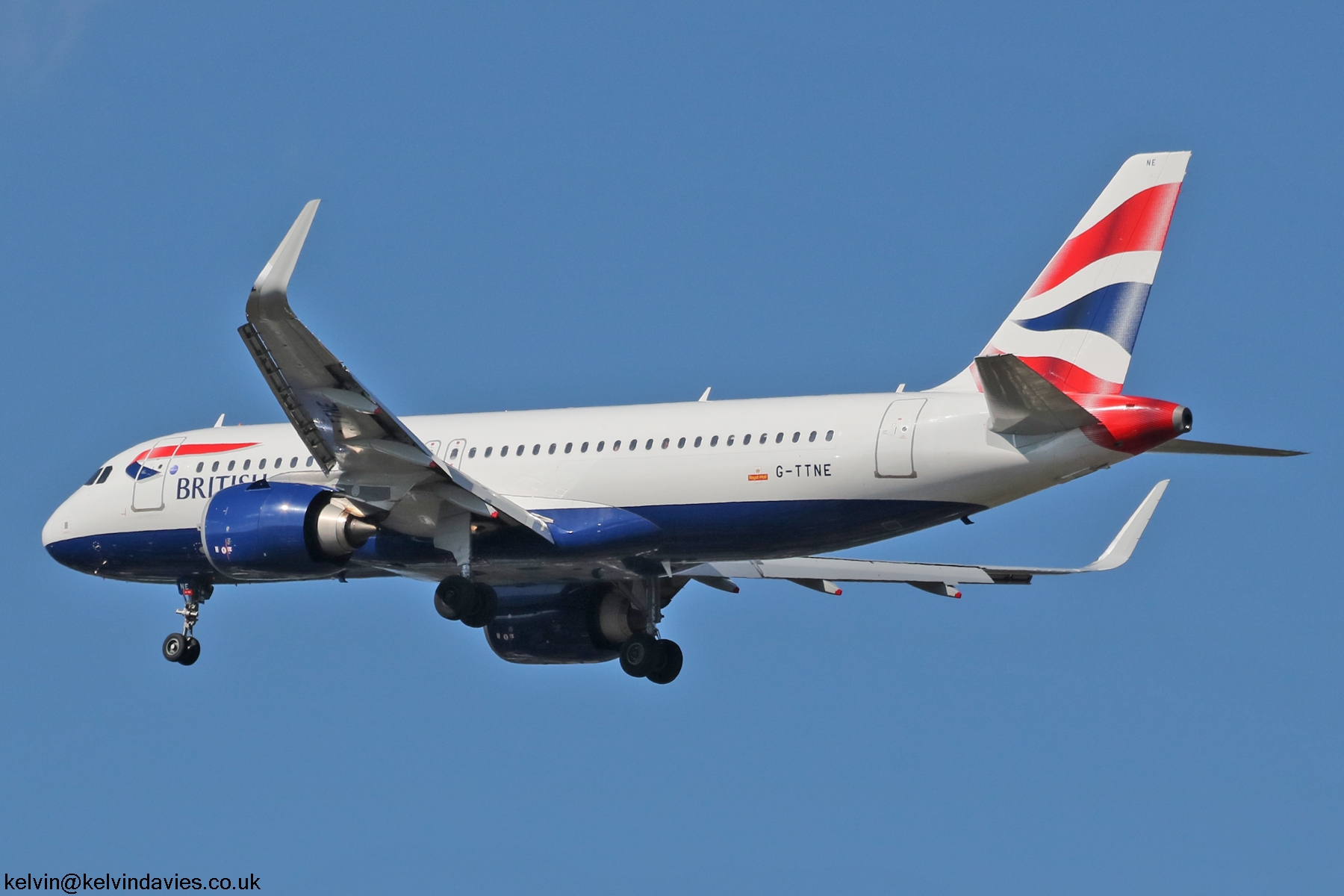 British Airways A320 G-TTNE