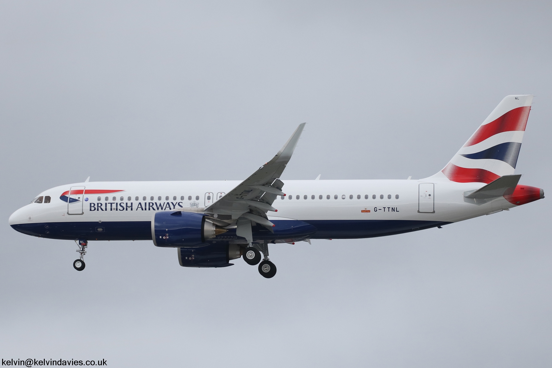 British Airways A320 NEO G-TTNL