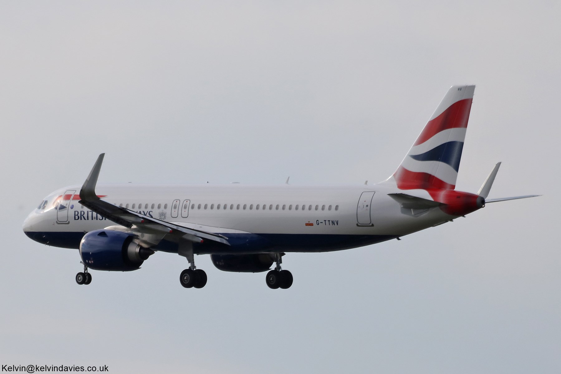 British Airways A320 NEO G-TTNV