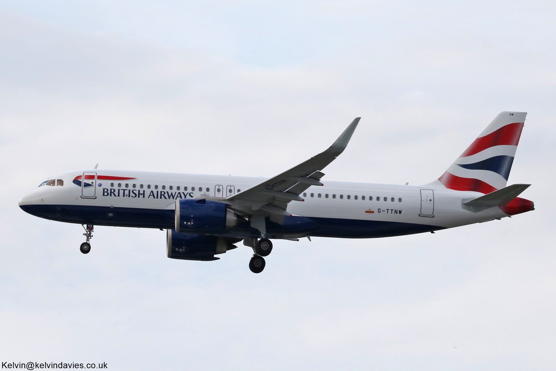British Airways A320 NEO G-TTNW