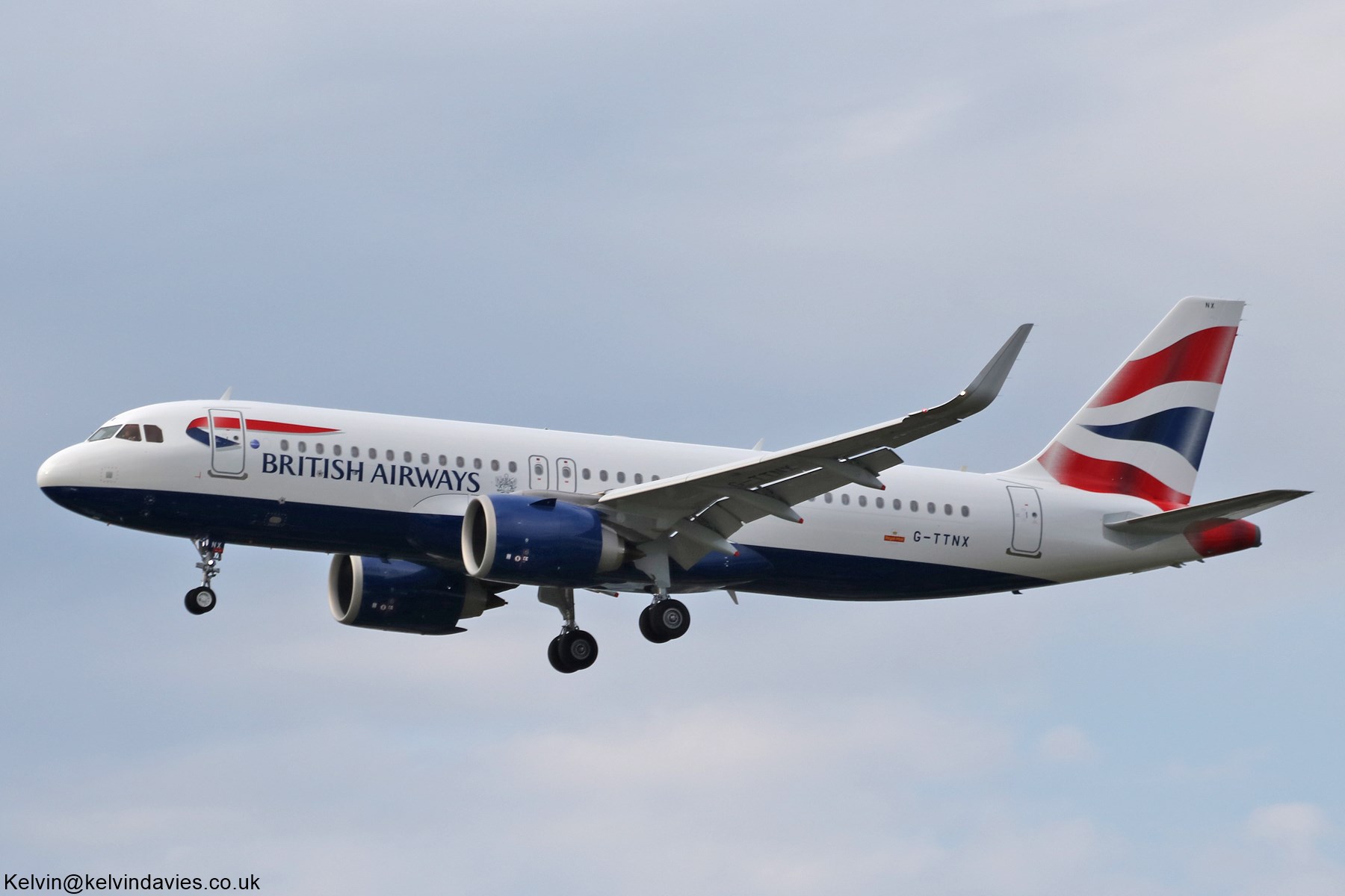 British Airways A320 NEO G-TTNX
