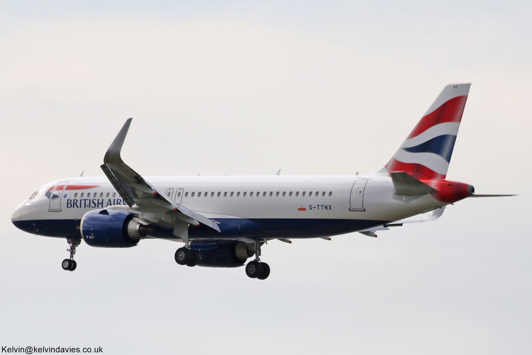 British Airways A320 NEO G-TTNX
