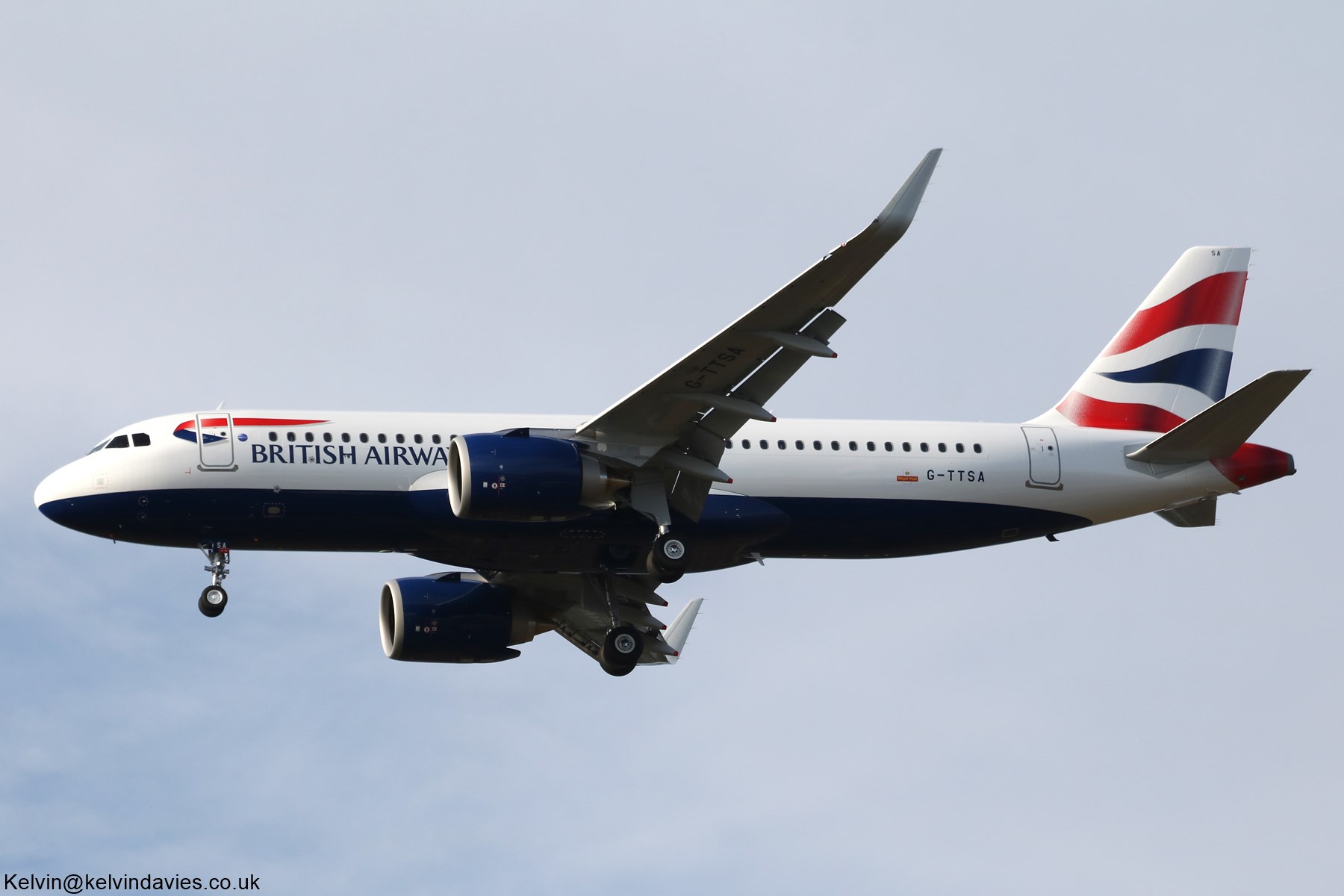 British Airways A320 NEO G-TTSA