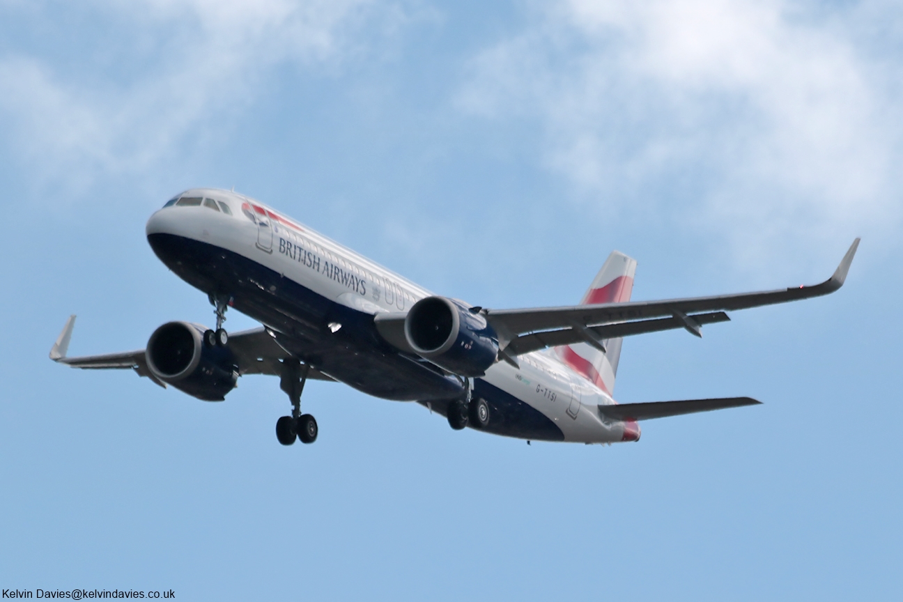 British Airways A320 NEO G-TTSI