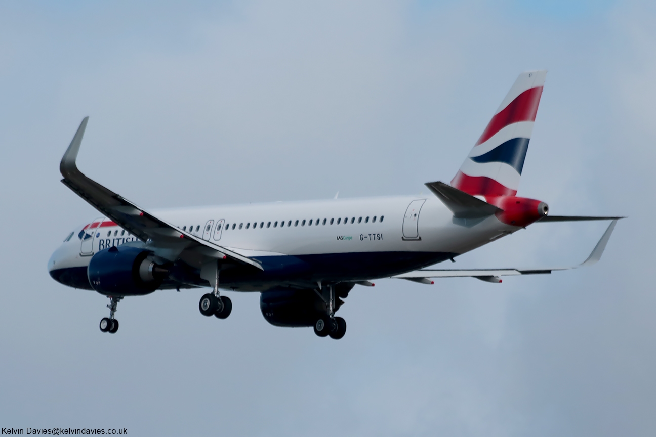 British Airways A320 NEO G-TTSI