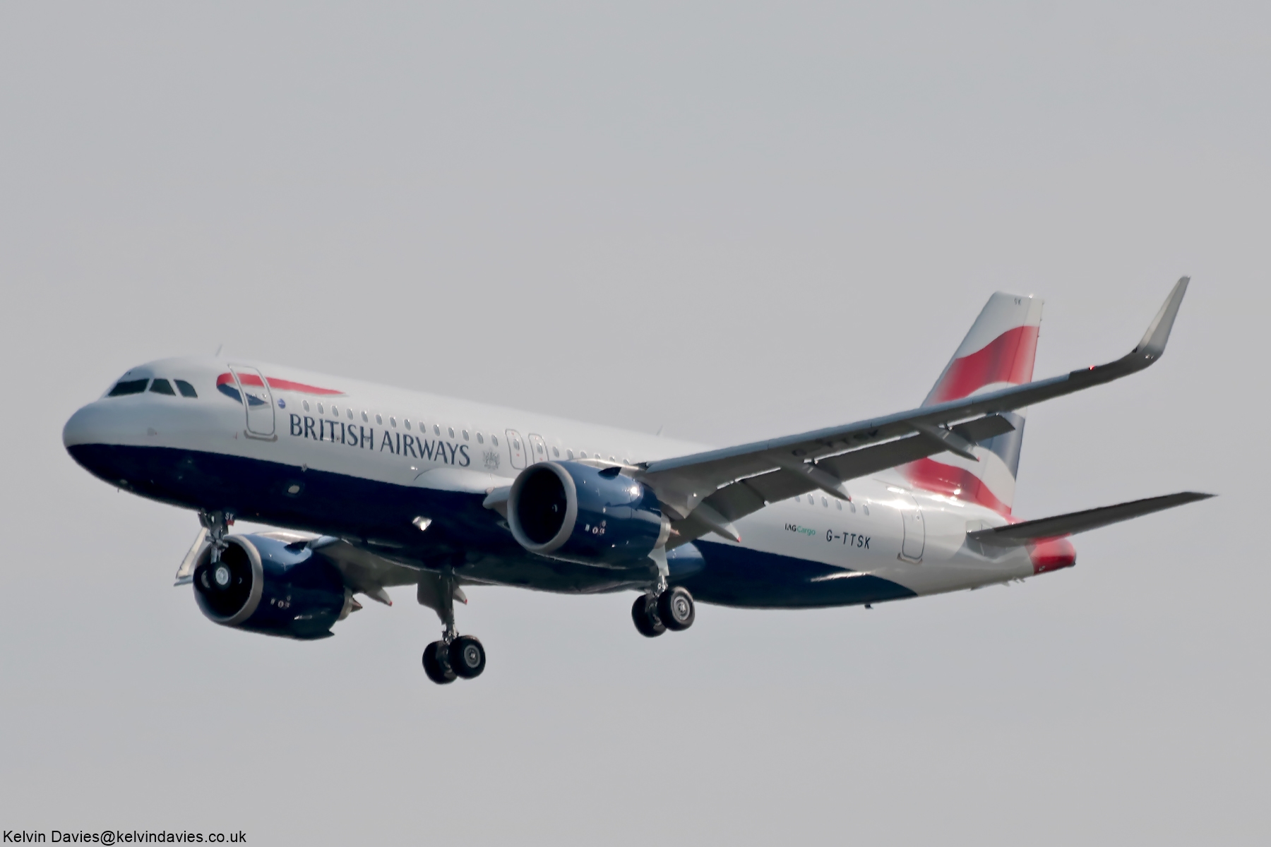 British Airways A320NEO G-TTSK