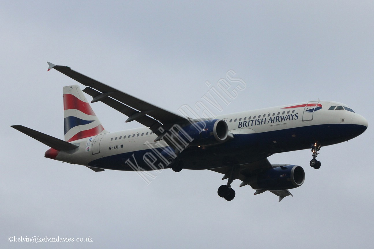 British Airways A320 G-EUUM