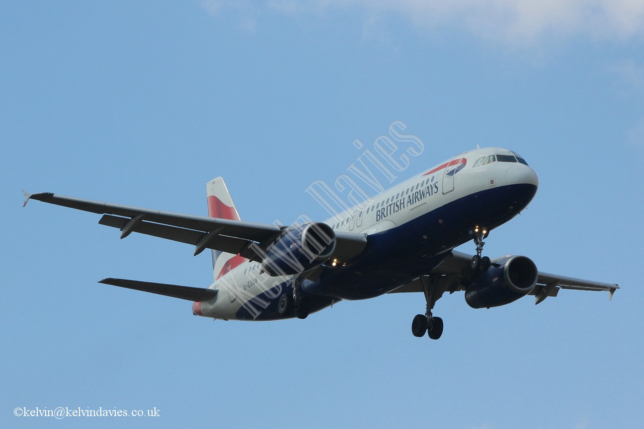British Airways A320 G-EUUN