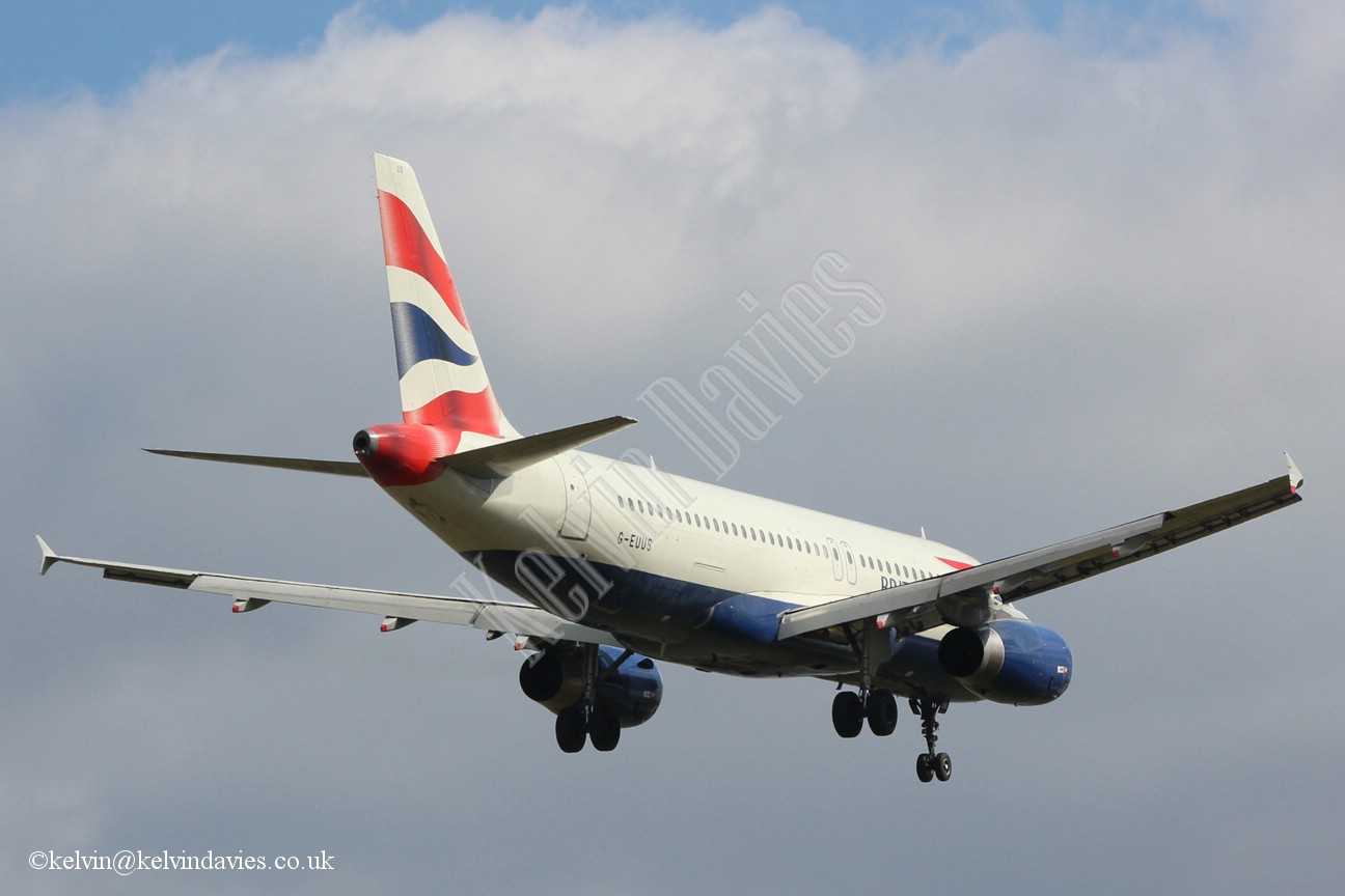 British Airways A320 G-EUUS