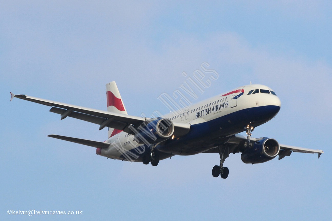 British Airways A320 G-TTOB