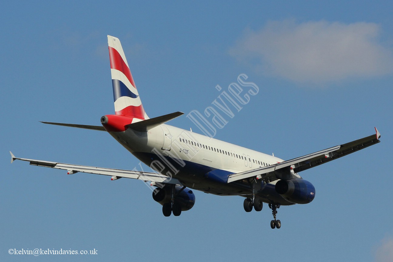 British Airways A320 G-TTOE