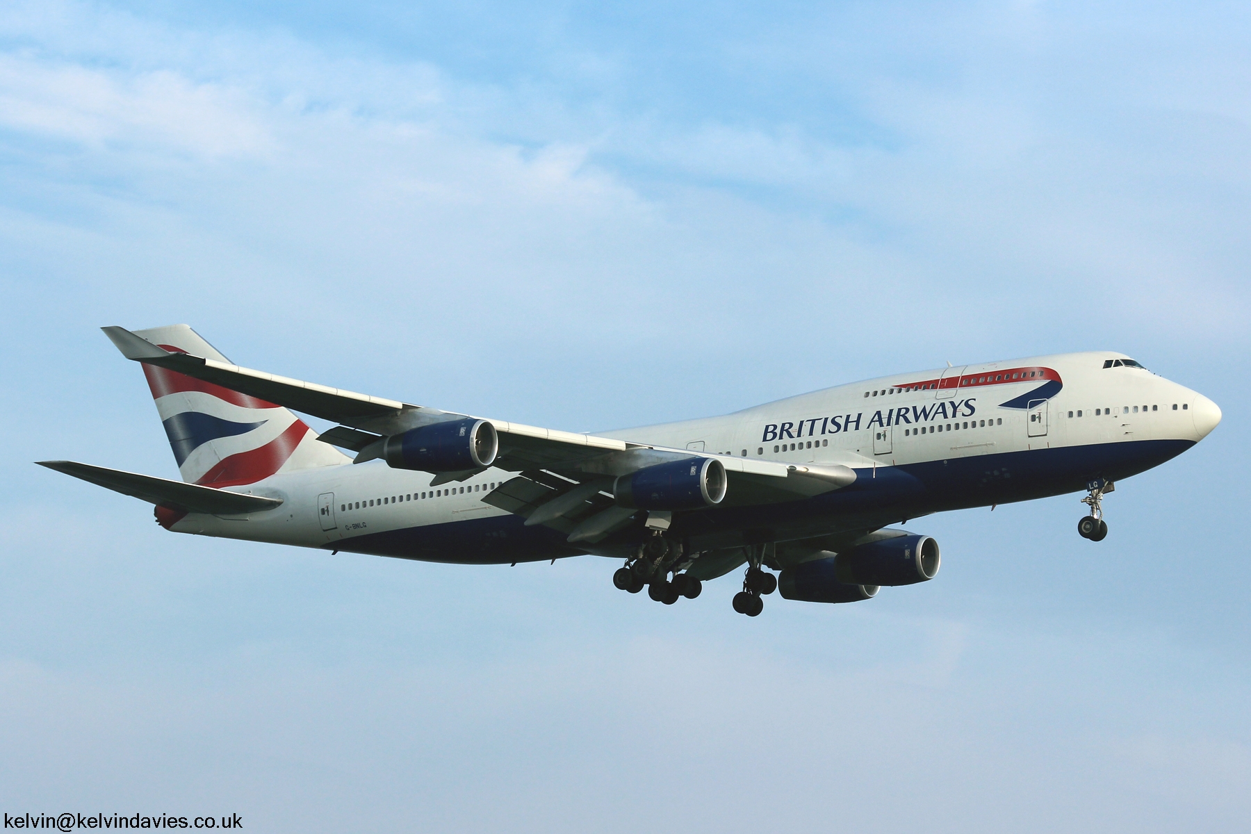 British Airways 747 G-BNLG