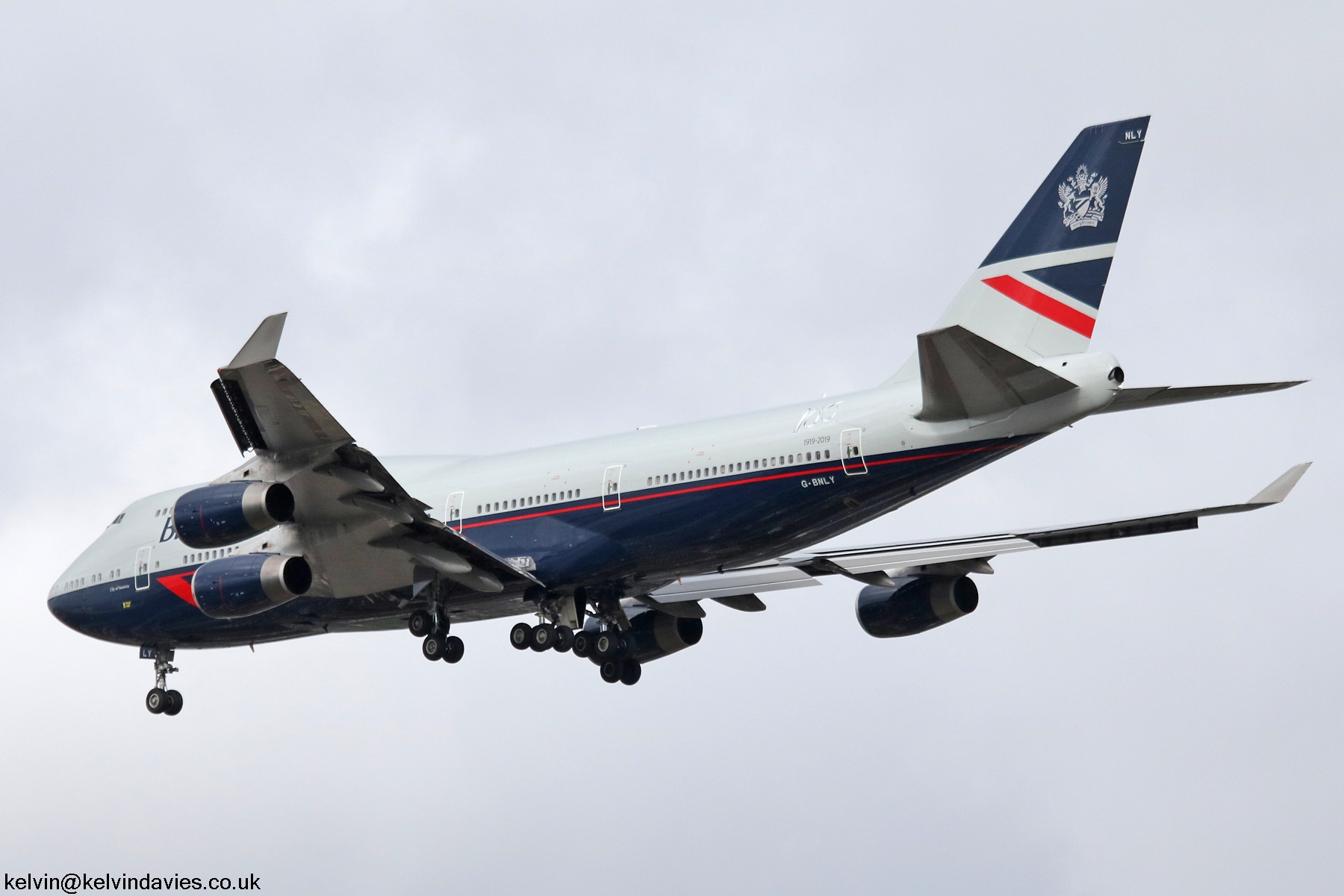 British Airways 747 G-BNLY