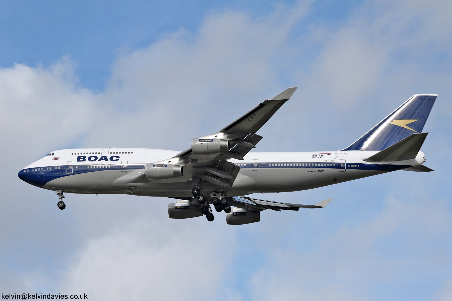 British Airways 747 G-BYGC