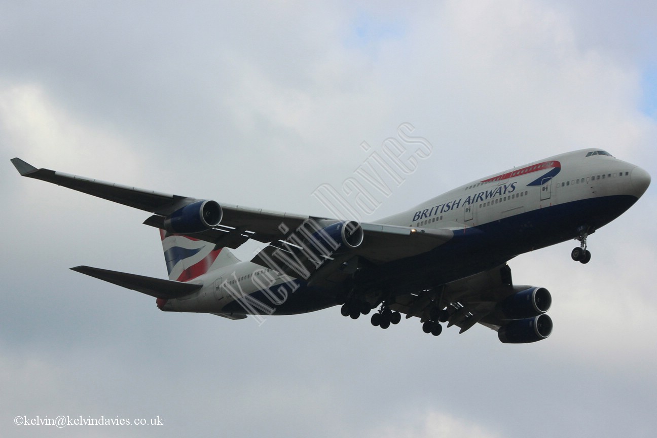 British Airways 747 G-BNLE
