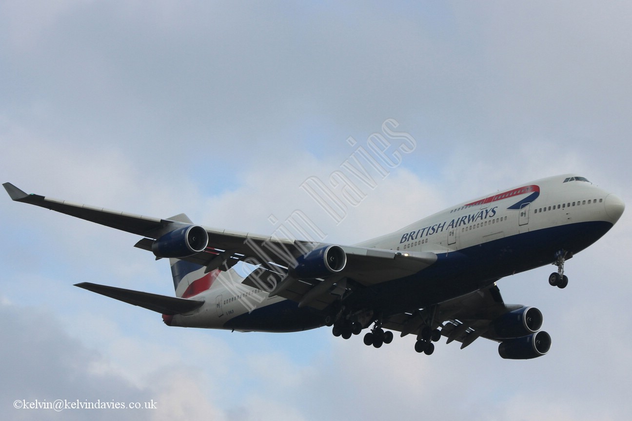 British Airways 747 G-BNLR