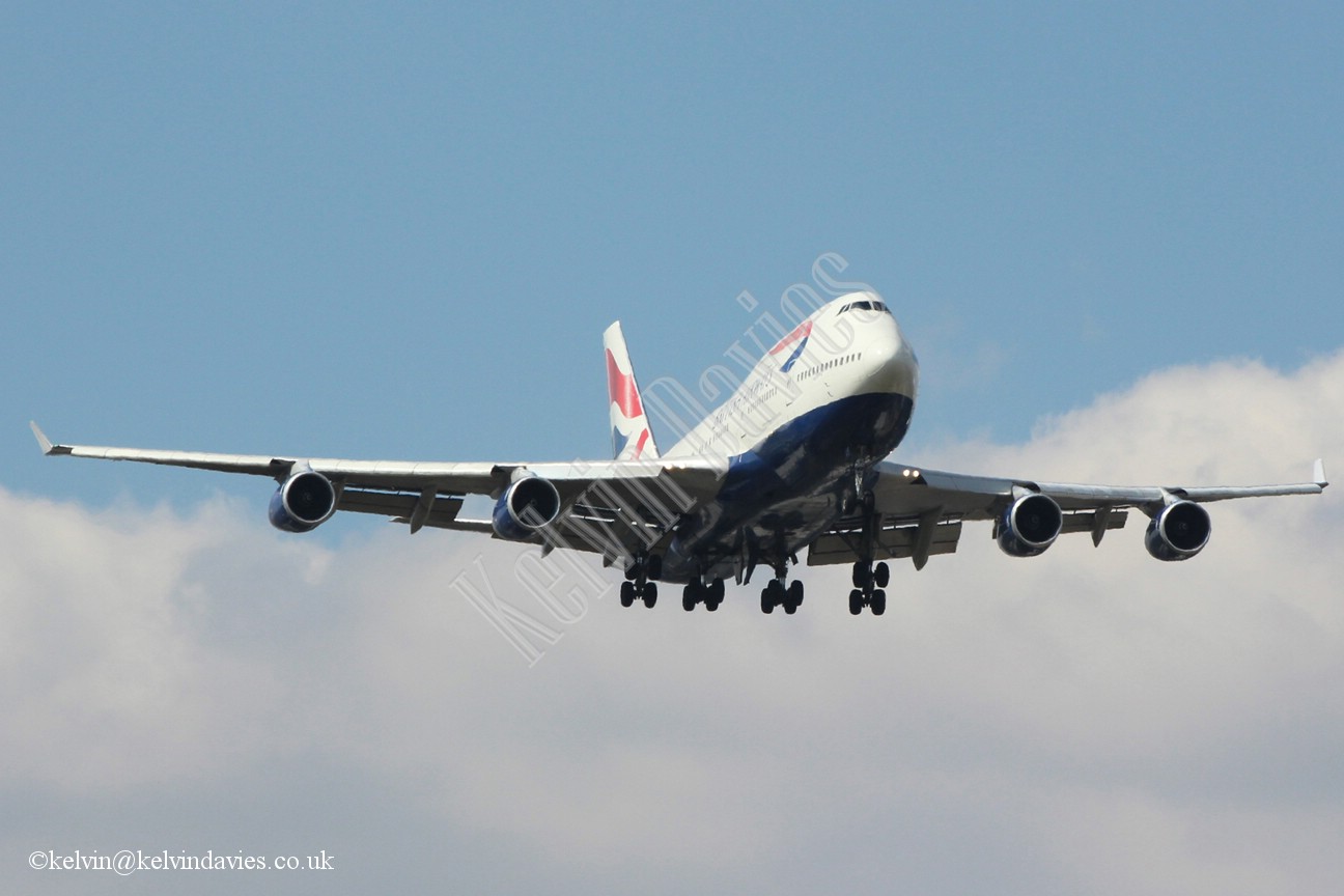 British Airways 747 G-BNLR