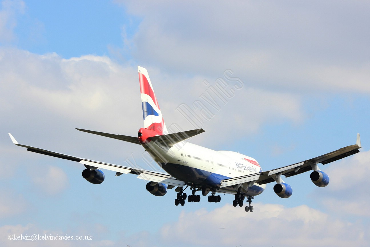 British Airways 747 G-BNLR