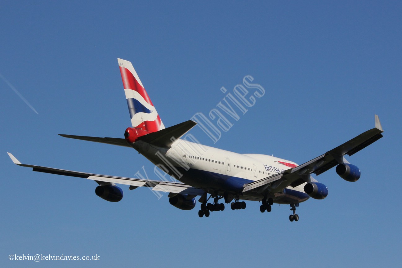British Airways 747 G-BNLS