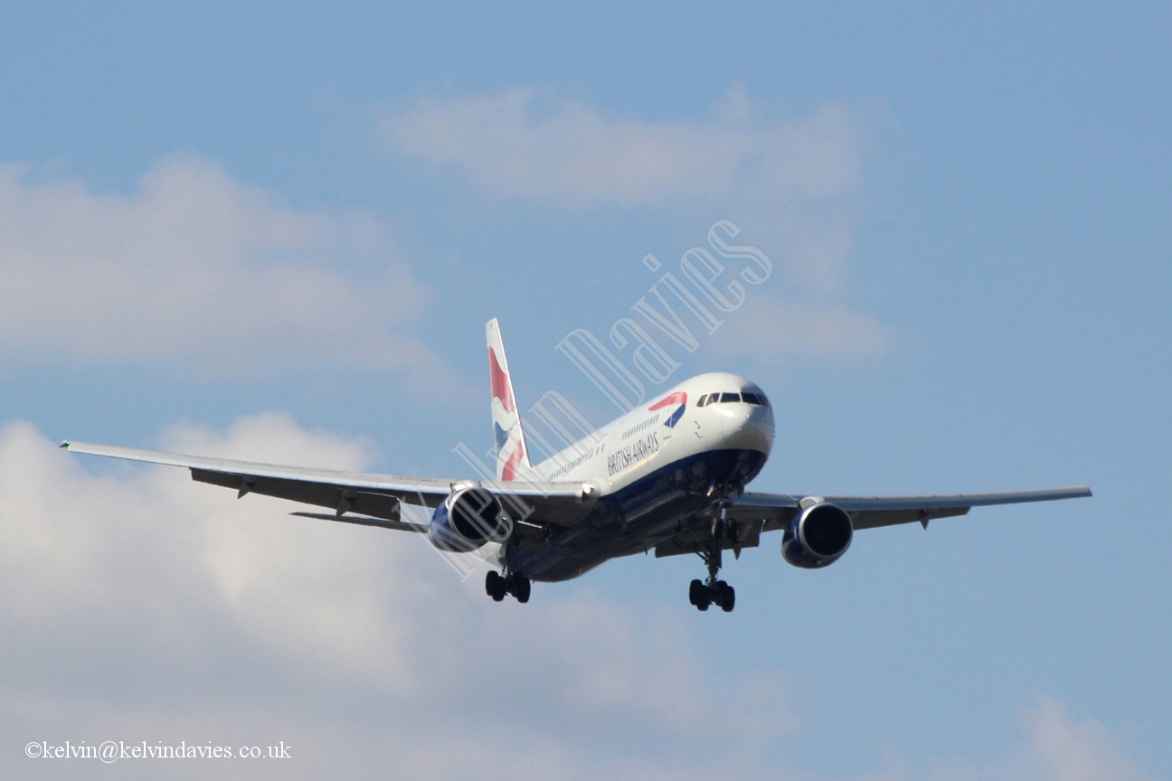British Airways 767 G-BNWR