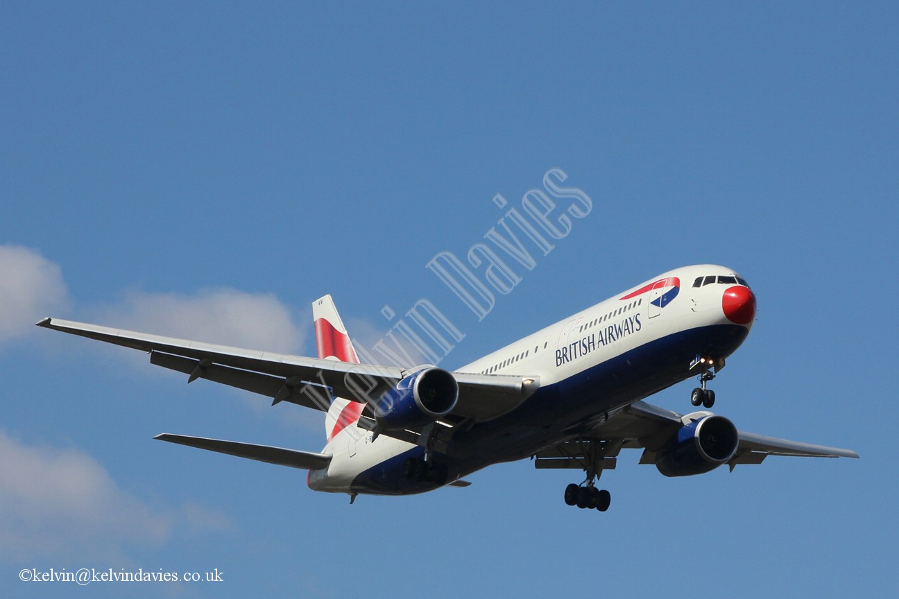 British Airways 767 G-BNWW