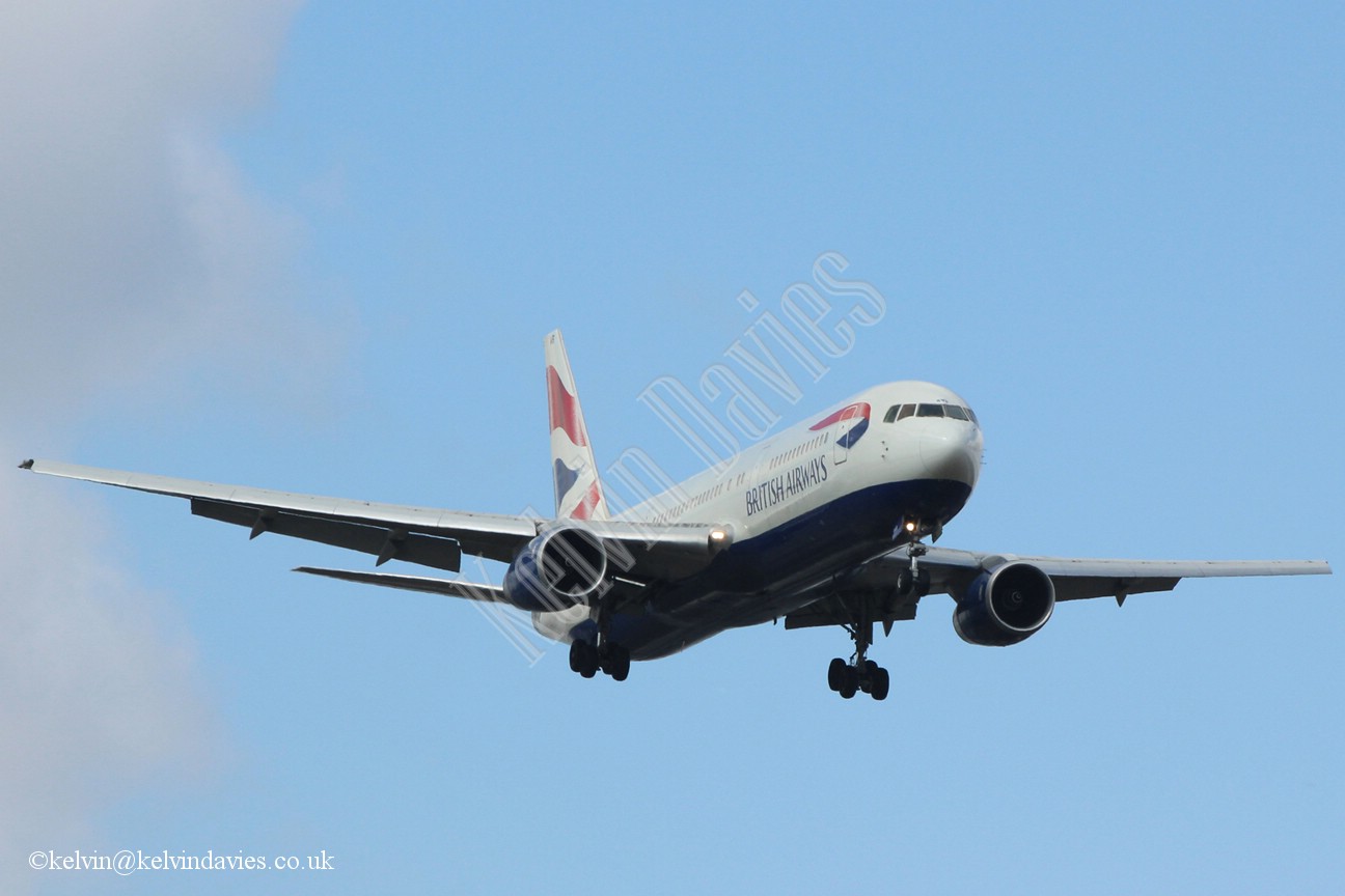 British Airways 767 G-BNWB