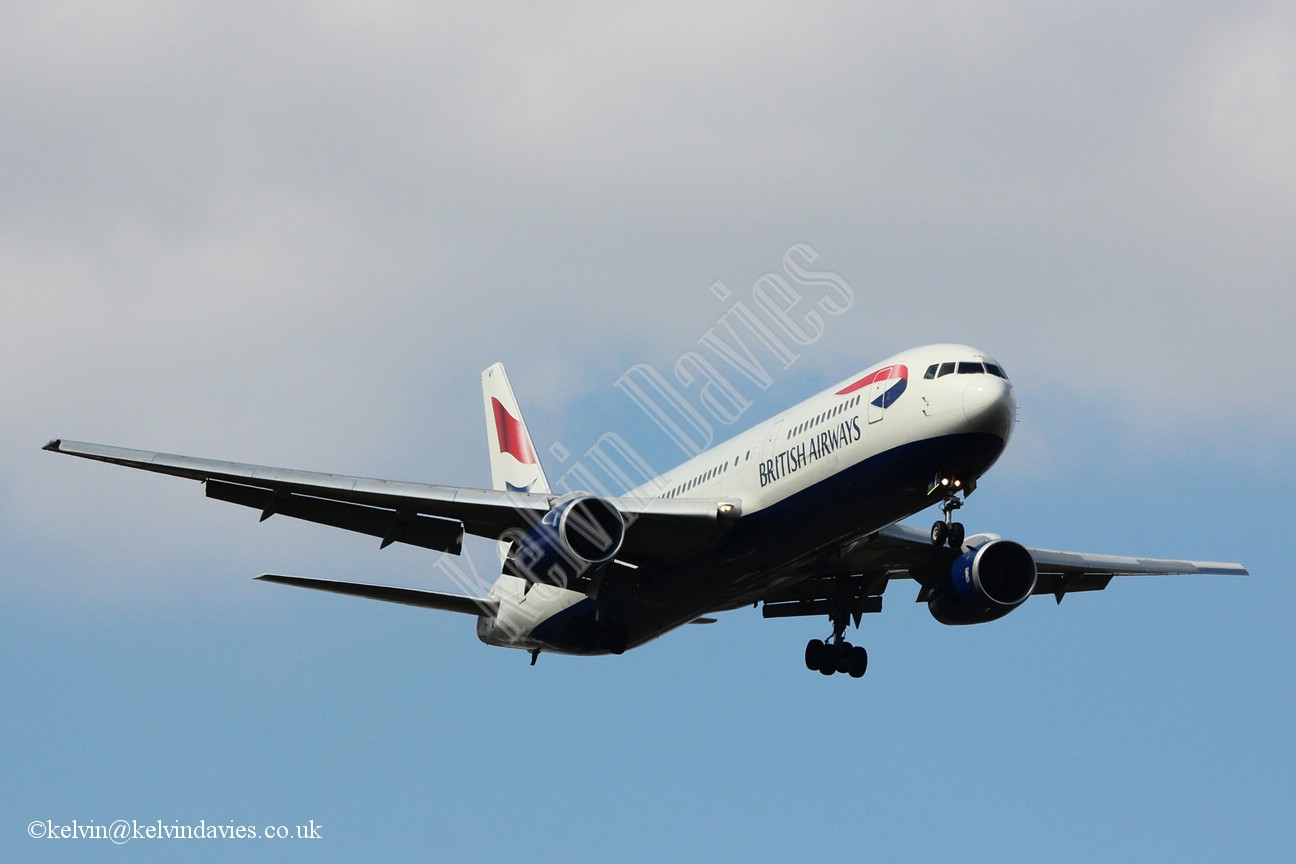 British Airways 767 G-BNWY